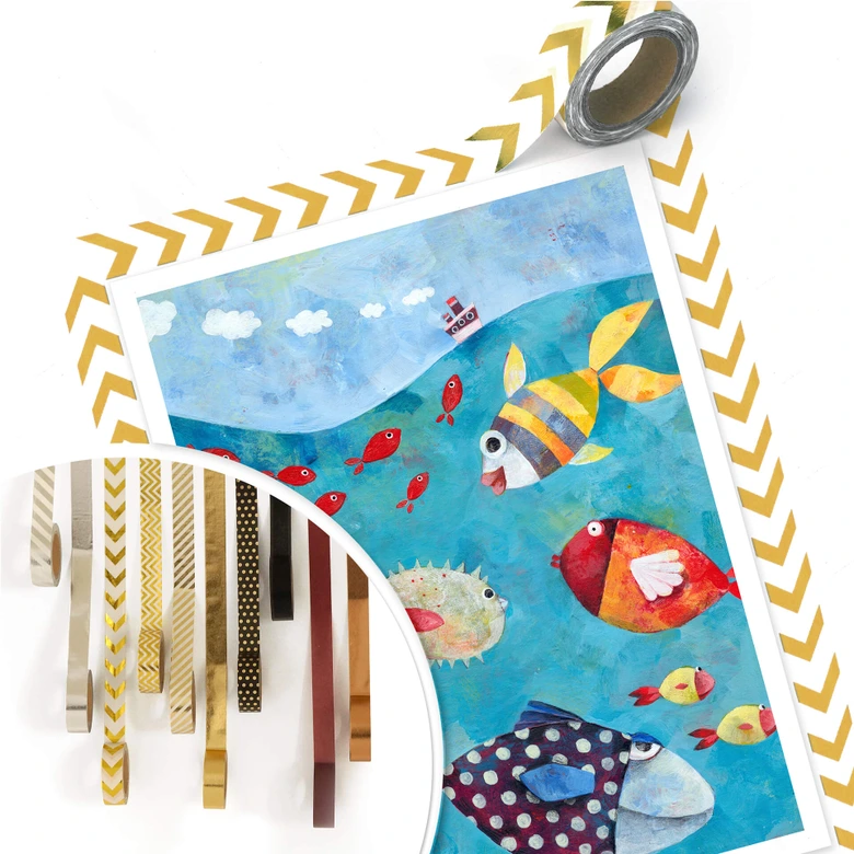 Poster Blanz - Fische im Meer 