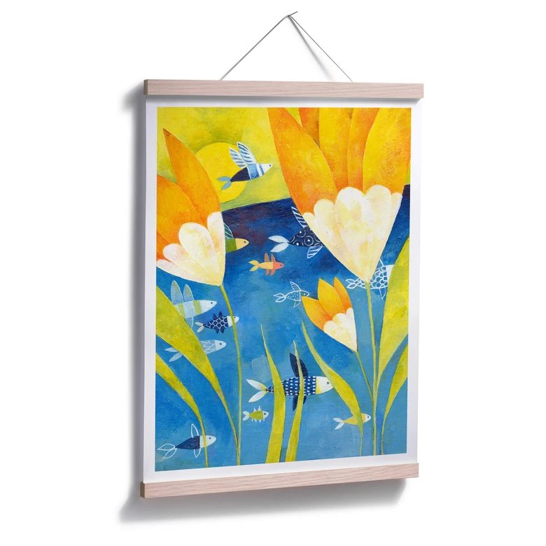 Poster Blanz - Gelbe Tulpen 