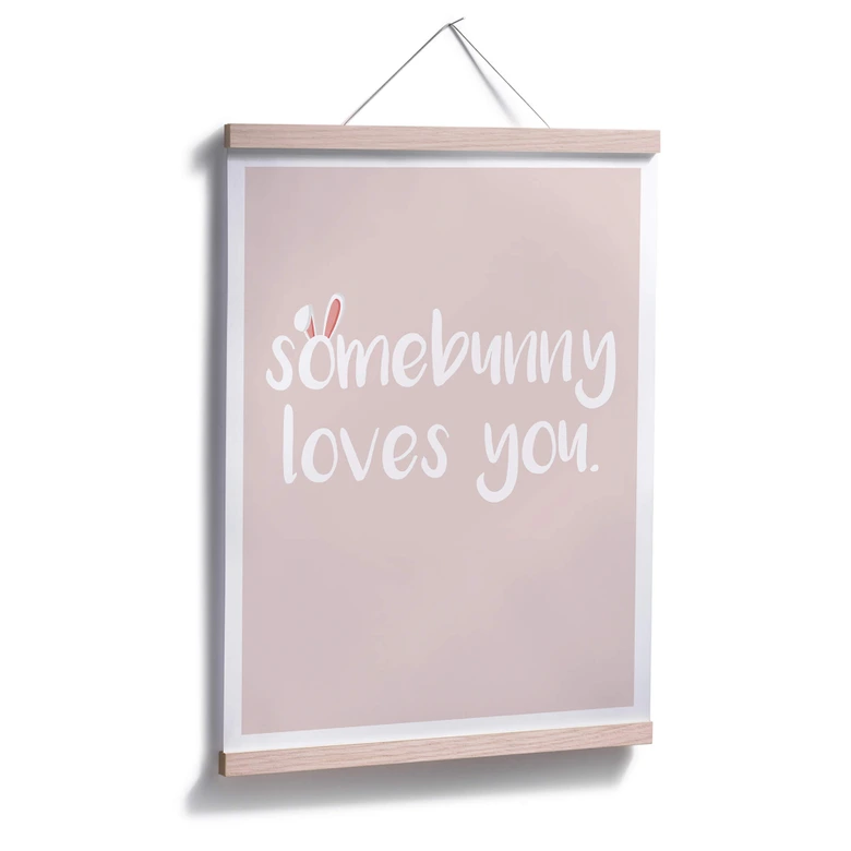 Póster Somebunny loves 