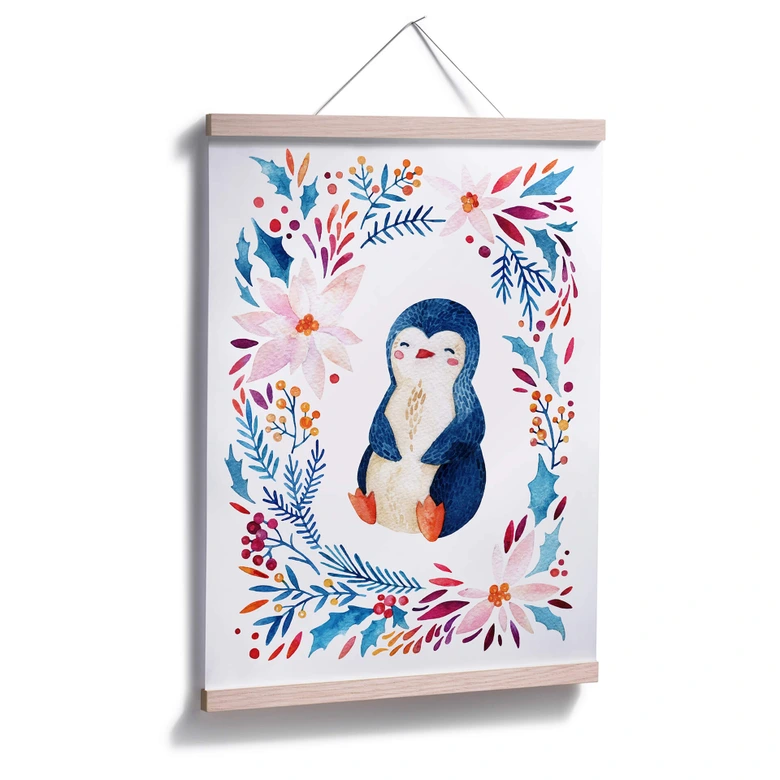 Plakat Słodki Pingwin 