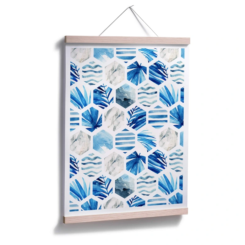 Poster Watercolour - Waves 