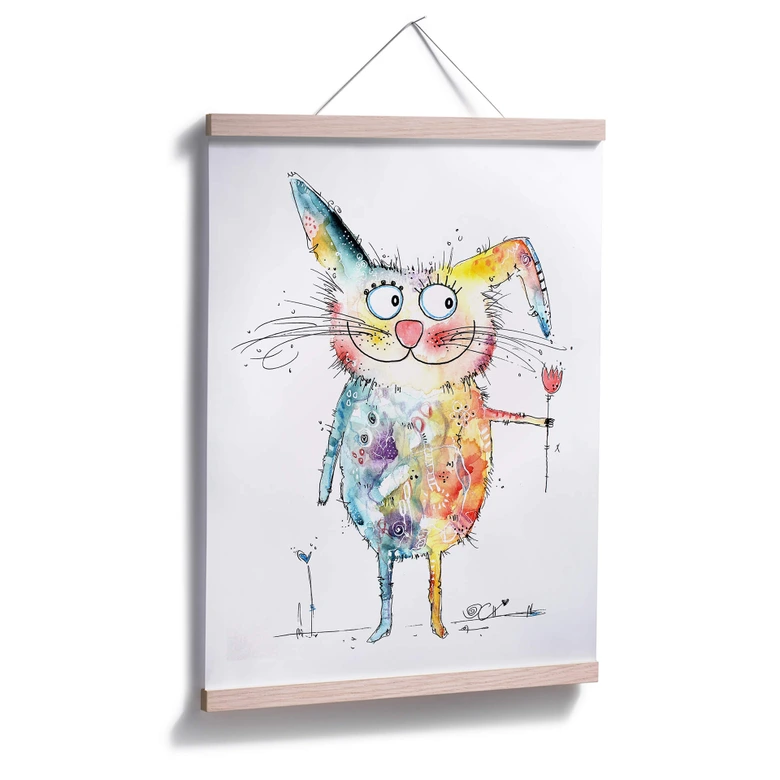 Poster Hagenmeyer - Happy Rabbit 