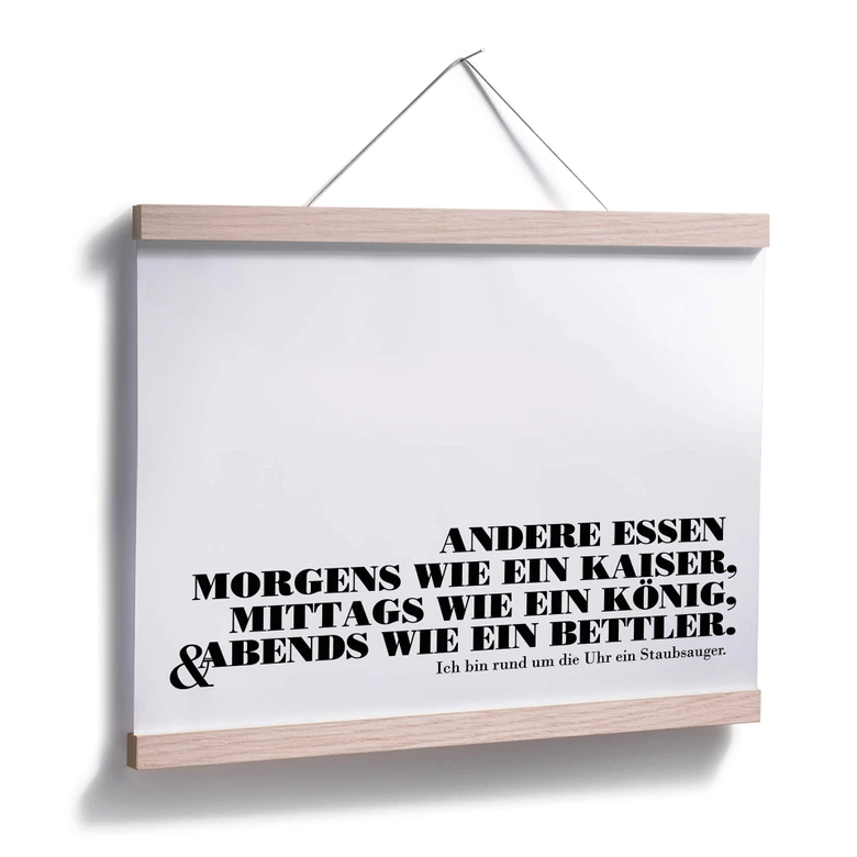 Poster Ich bin ein Staubsauger 