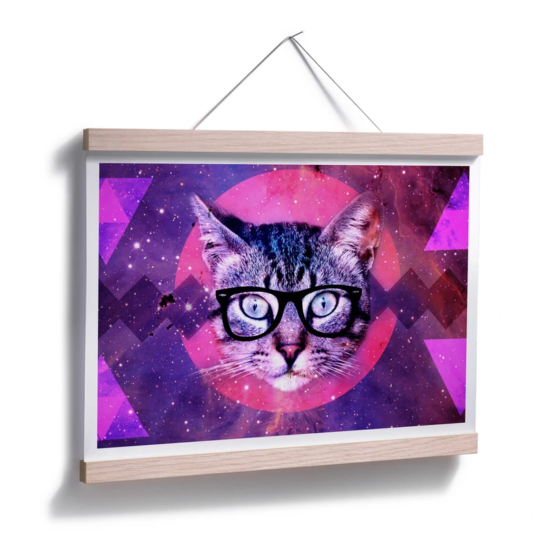 Poster Nerdy Cat 