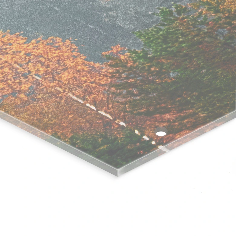 Raumteiler, Paravent, Sichtschutz hängend Herbstliche Landschaft am Gipfel Triglav 