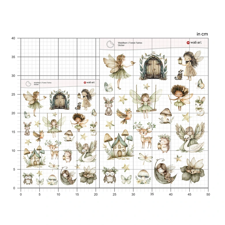 Autocollants Fées des bois 