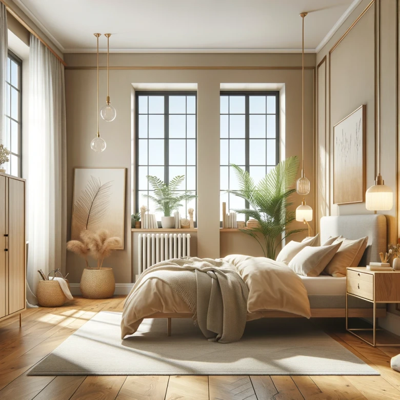 Beige Wandfarbe seidenmatt I Piña Colada | Raum öffnend und beruhigend | THE COLOR KITCHEN 