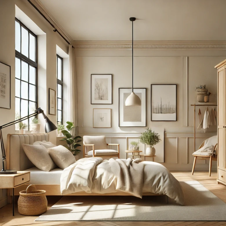 Beige Wandfarbe seidenmatt I Pure Potato | Raum öffnend und beruhigend | THE COLOR KITCHEN 