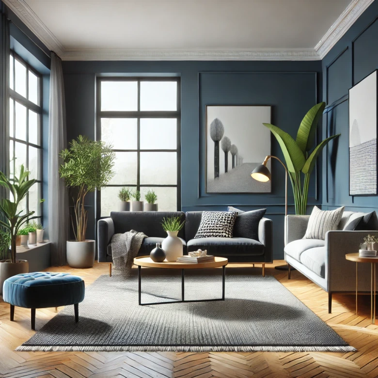 Pintura interior azul semimate I Blooming Blueberry | con efecto calmante | THE COLOR KITCHEN 