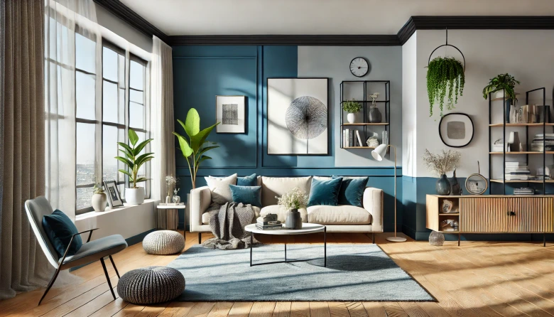 Blau Wandfarbe seidenmatt I Blue Mussel | Mit beruhigender Wirkung | THE COLOR KITCHEN 
