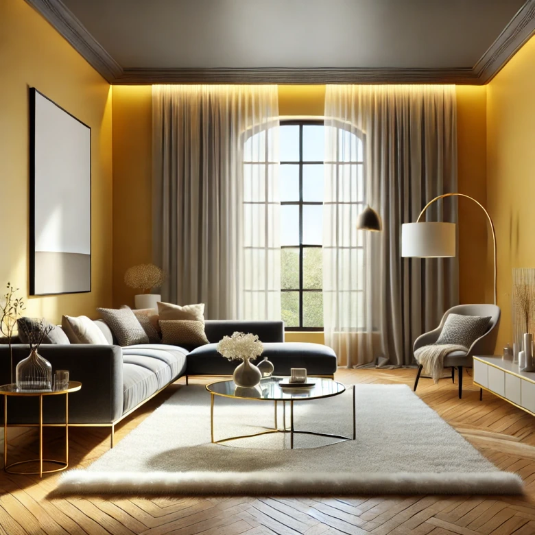 Muurverf geel zijdemat - THE COLOR KITCHEN Mighty Mango 