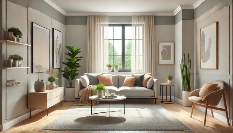 Grau Wandfarbe seidenmatt I Calm Clam | elegante, moderne Atmosphäre schaffend | THE COLOR KITCHEN 