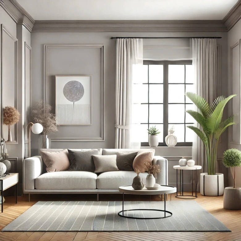 Grau Wandfarbe seidenmatt I Grey Salt | elegante, moderne Atmosphäre schaffend | THE COLOR KITCHEN 