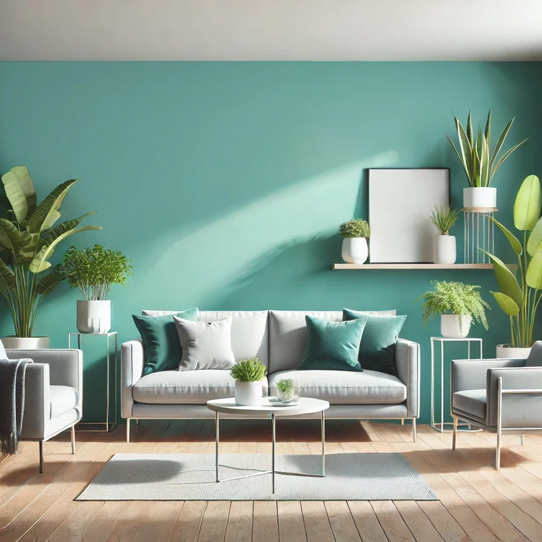 Grün Wandfarbe seidenmatt I Magical Mint | Raumharmonie schaffend | THE COLOR KITCHEN 