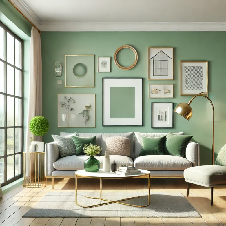 Grün Wandfarbe seidenmatt I Woodruff Cream | Raumharmonie schaffend | THE COLOR KITCHEN 