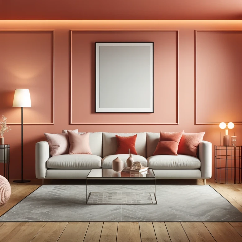 Rosa Väggfärg satin matt I Georgeous Grapefruit | lekfull och glad karaktär | THE COLOR KITCHEN 
