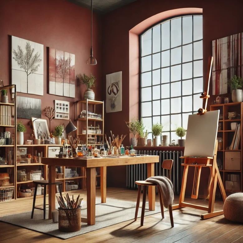 Rot Wandfarbe seidenmatt I Reddish Chestnut | leidenschaftlich und voller Energie | THE COLOR KITCHEN 