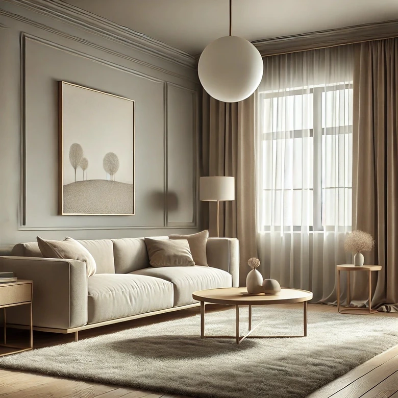 Taupe Wandfarbe seidenmatt I Oyster Mushroom | Atmosphäre zurückhaltender Eleganz schaffend | THE COLOR KITCHEN 