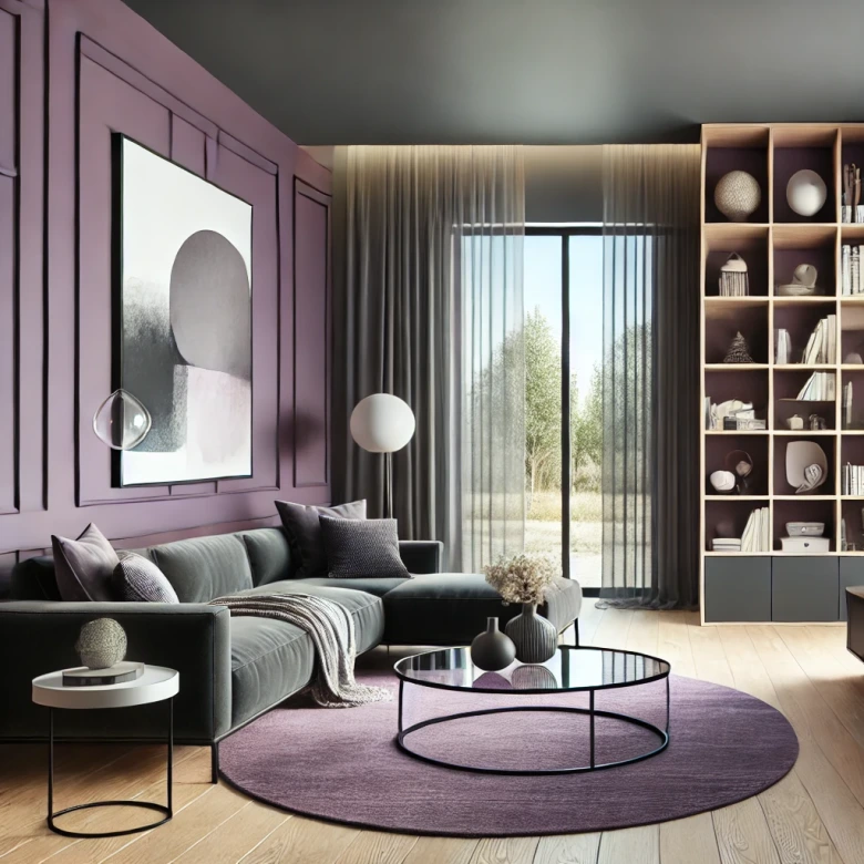Violett Wandfarbe seidenmatt I Feminine Fig | vitalisierender Raumcharakter | THE COLOR KITCHEN 