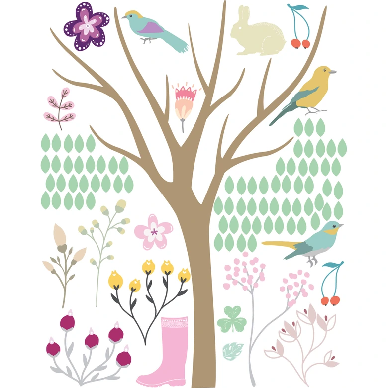 Wandtattoo Im Garten Mega Pack XXL - 95-teilig 