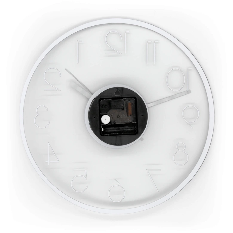 Horloge murale en verre - Moderne avec chiffres 02 