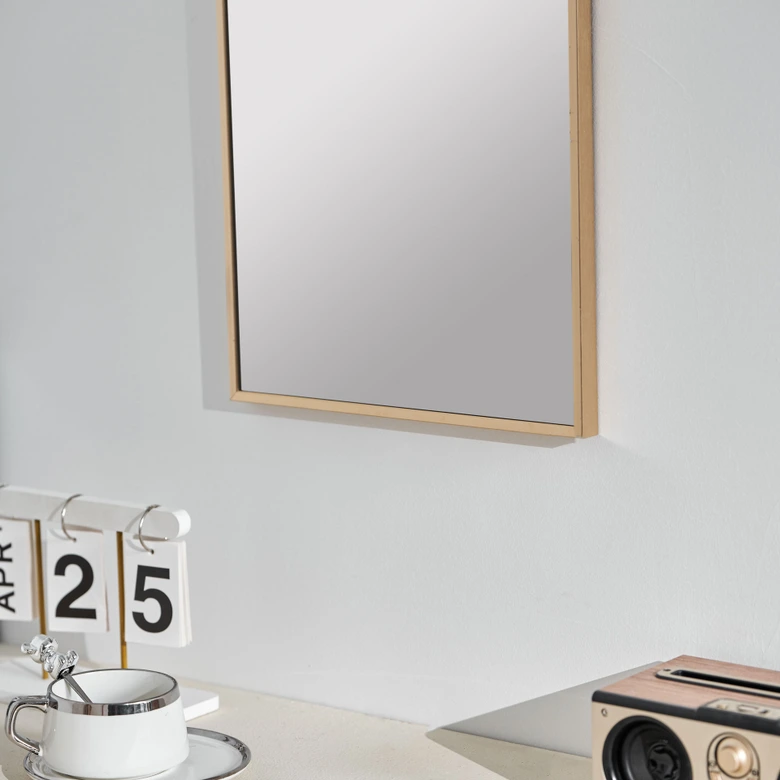 Wandspiegel gold gebogen - Glasgow - 30x90 cm 