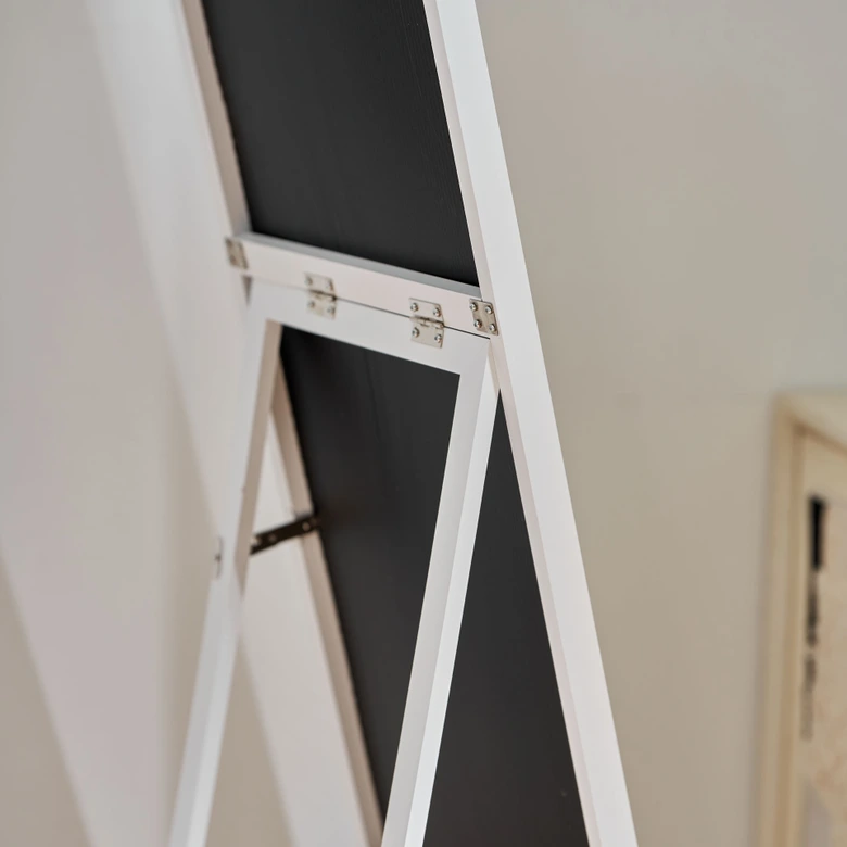 Standspiegel weiß groß - Berlin - 33x153 cm 