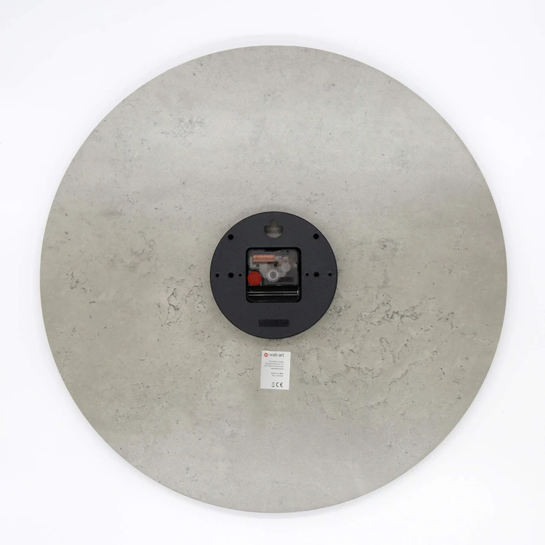 MDF Wanduhr in Holzoptik - Rund Ø50 cm 