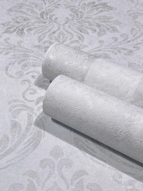 Papier peint intissé rayures grises pour salon chambre à coucher cuisine papier peint marburg 