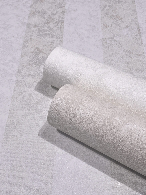 Carta da parati non tessuta a strisce bianche beige per soggiorno camera da letto cucina marburg wallpaper 