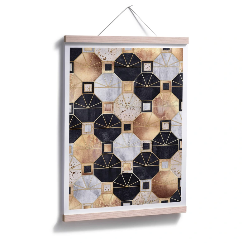 Poster Fredriksson - Gold and Black 