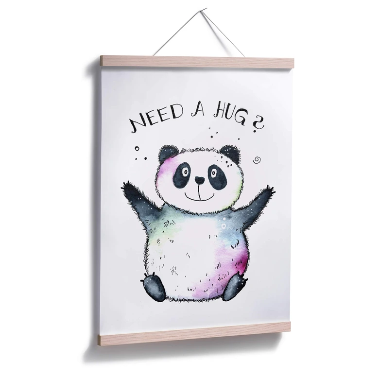 Plakat Hagenmeyer - Szczęśliwa panda 