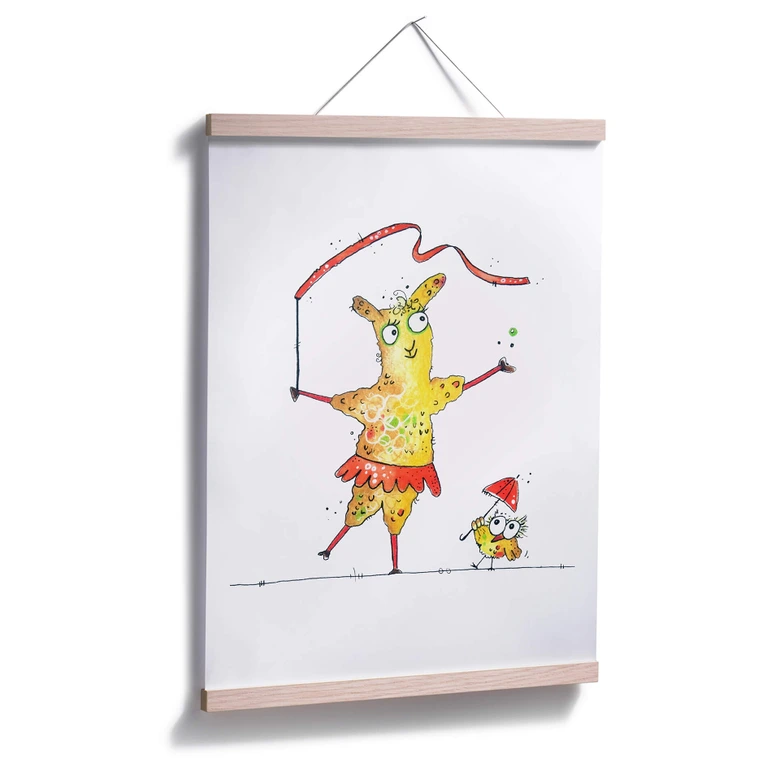 Poster Hagenmeyer - Dansende Lama 