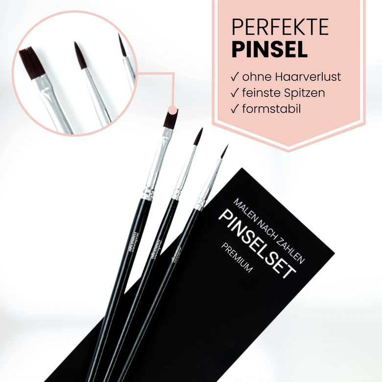 Malen nach Zahlen Leinwandbild - Giraffe Greta  