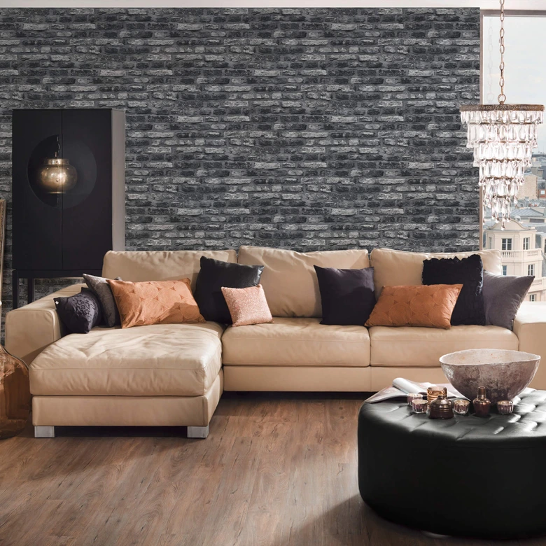 A.S. Création Vliesbehang il Decoro Behang Bakstenen Optiek 