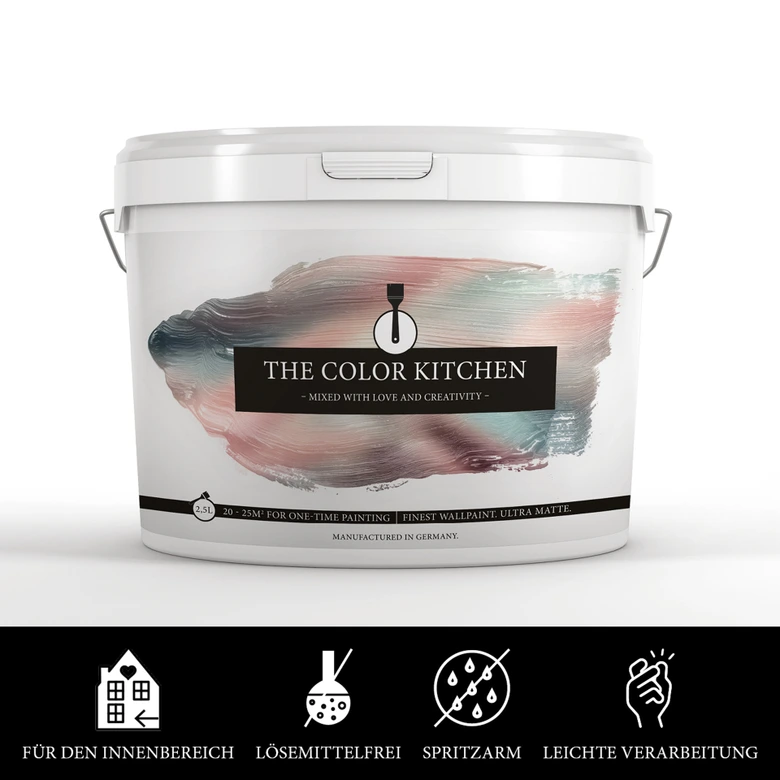Beige Wandfarbe seidenmatt I Nutty Nutmeg | Raum öffnend und beruhigend | THE COLOR KITCHEN 