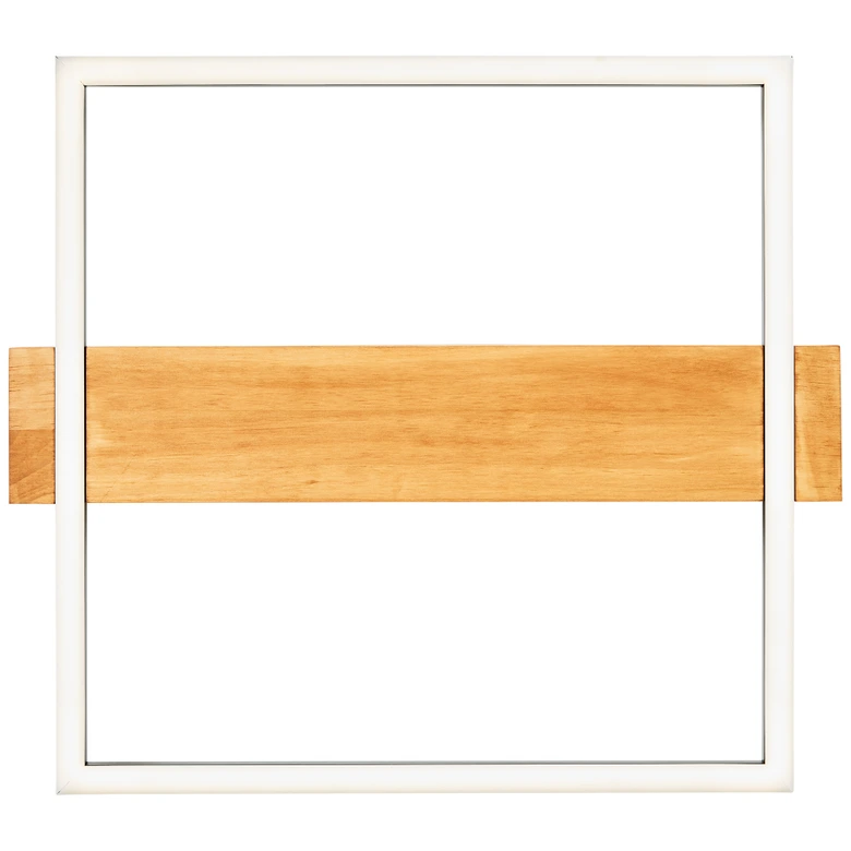 Deckenleuchte Layla, braun, 4,6 x 40 cm, Holz Lampe 