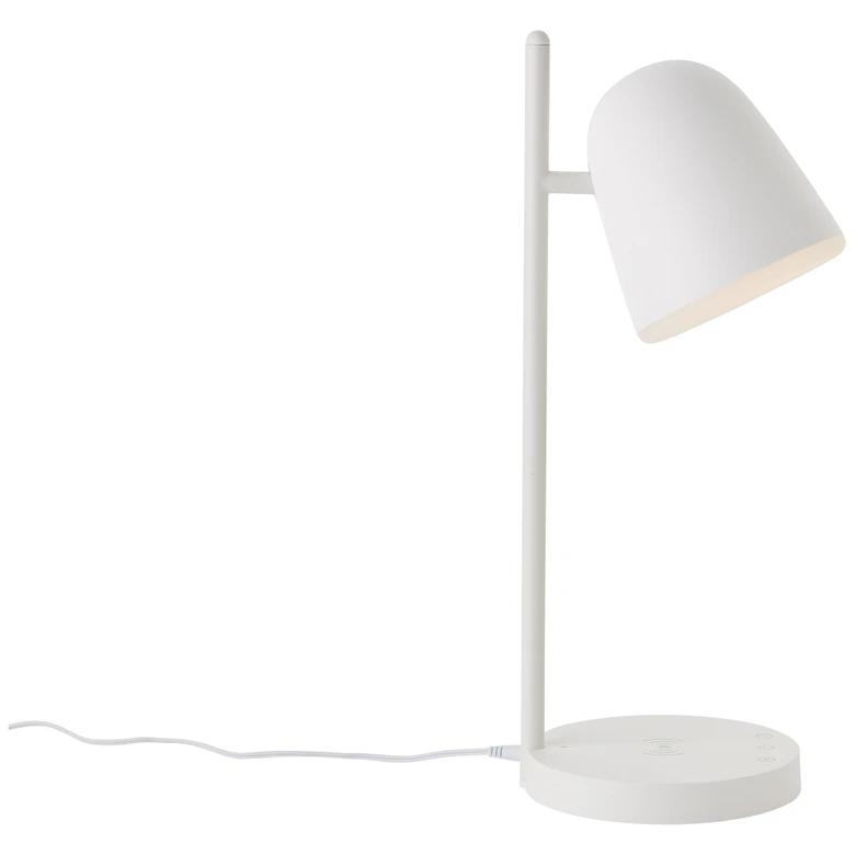 Tischleuchte Lotta, weiß, 41,2 x 15 cm, Nachttischlampe, dimmbar 