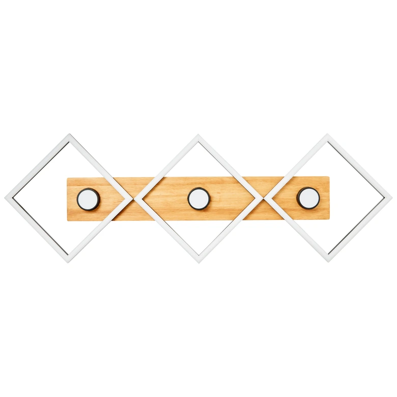 Deckenleuchte Vincent, braun, 6,7 x 106,1 cm, Holz Lampe 