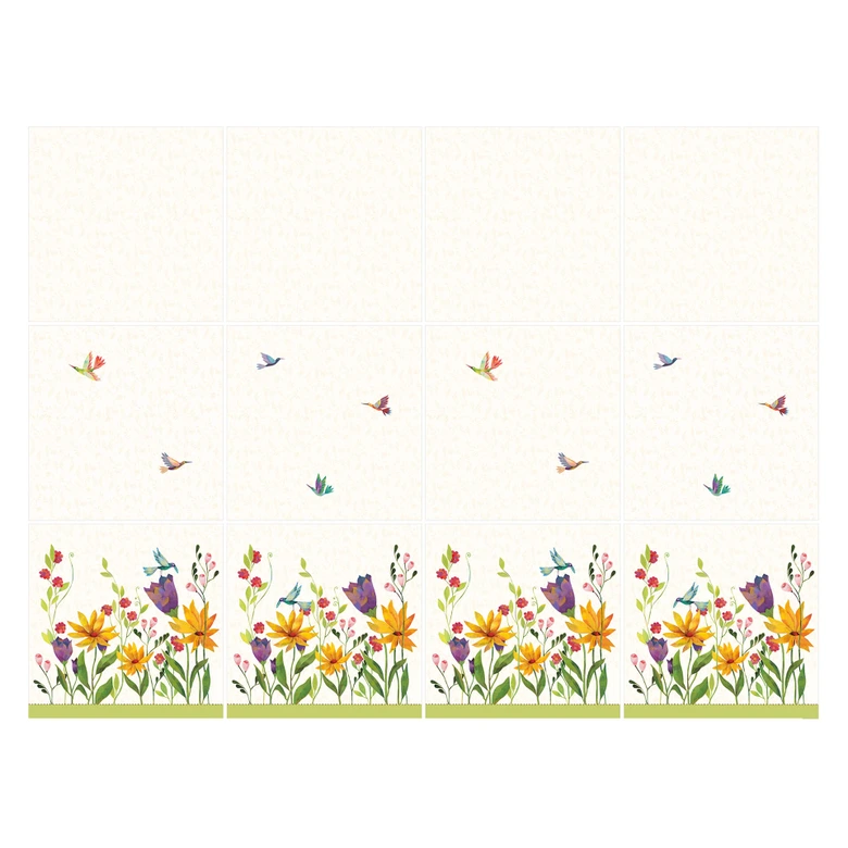 Tile stickers Blanz - flower poetry 