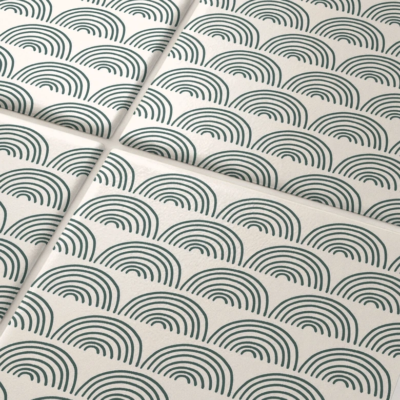 Boho Tile Sticker Set of 12 