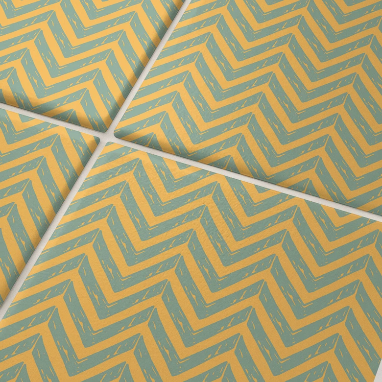 Autocollants carrelage Boho - Set de 12 