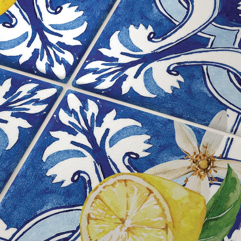 Tegelstickers Sicilian Blue (12 stuks) 