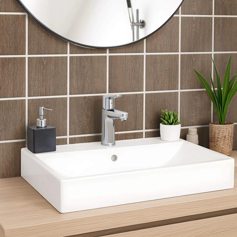 Self-adhesive film wood look dark oak - Furniture foil, kitchen splashback, bathroom foil, Tile sticker 