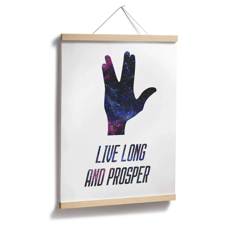 Poster Live long and prosper 