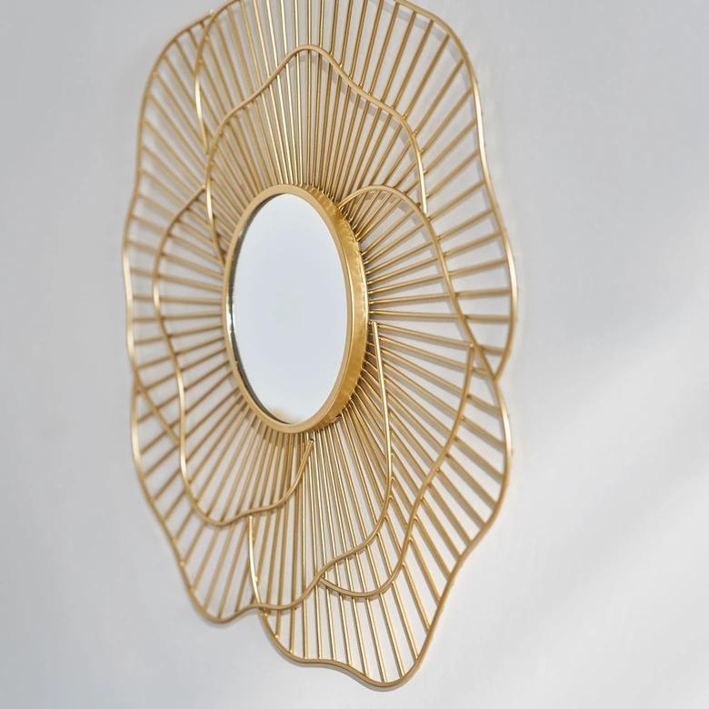 Wandspiegel rund gold Vintage - Dublin - Ø 38 cm 
