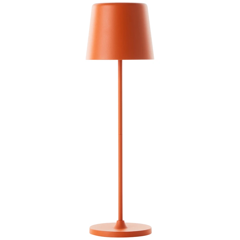 Tischleuchte Cosy, orange, 10 x 37 cm, Metall Tischlampe 