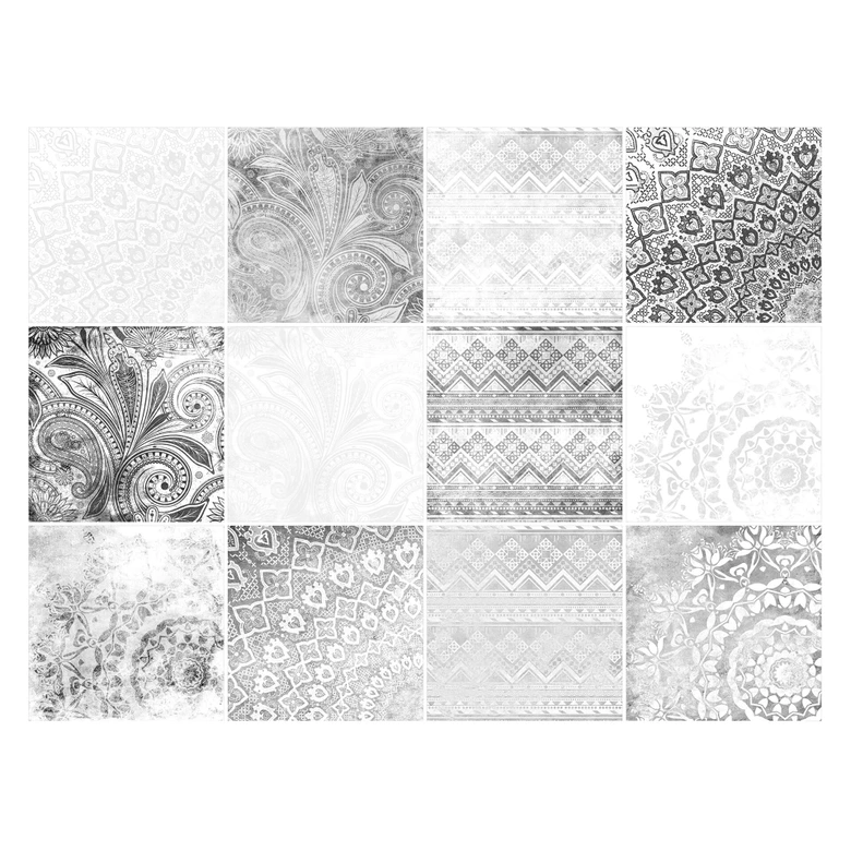 Tegelstickers Bohemian - set van 12 