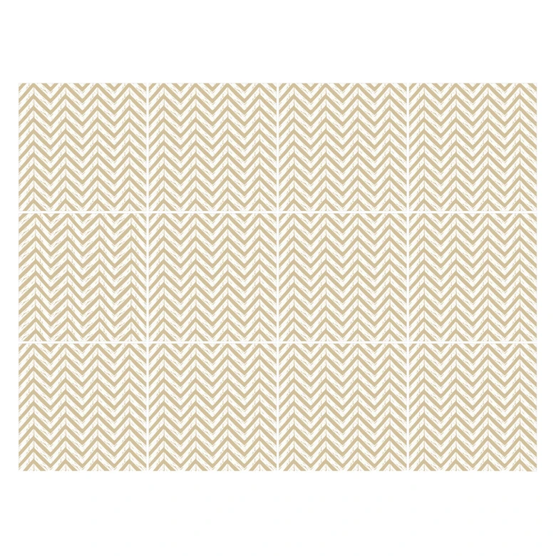 Tegelstickers Boho - cappuccino - Set van 12 