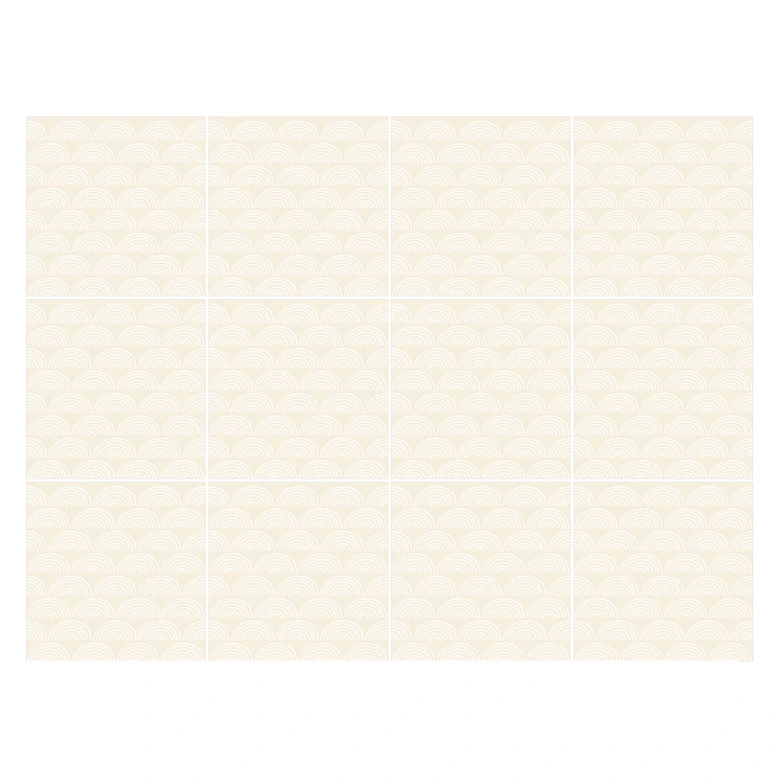 Autocollants carrelage Boho - Set de 12 